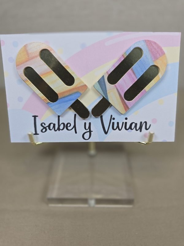 12 Tarjetas 3D paletas color pastel
