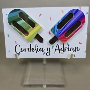 12 Tarjetas 3D Paletas