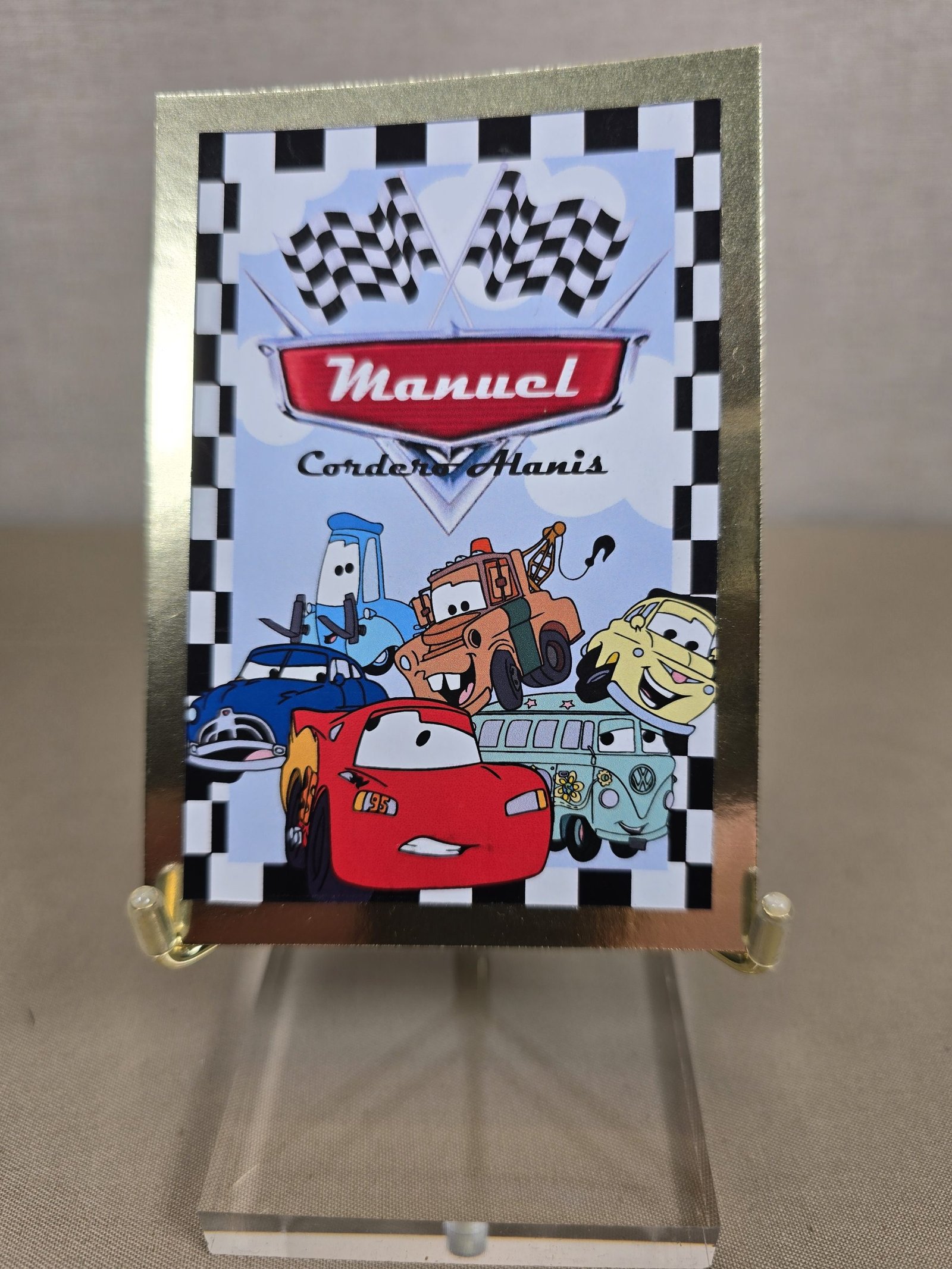 8 Tarjetas Cars 1