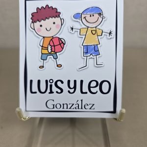 12 Tarjetas 3D Niños