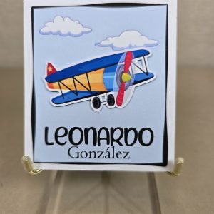 12 Tarjetas 3D avion