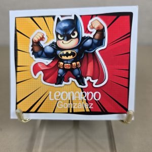 12 Tarjetas 3D Superheroes