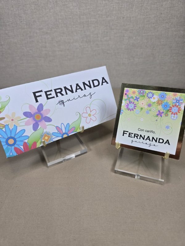 Set de 10 sobres y 10 tarjetas Fernanda