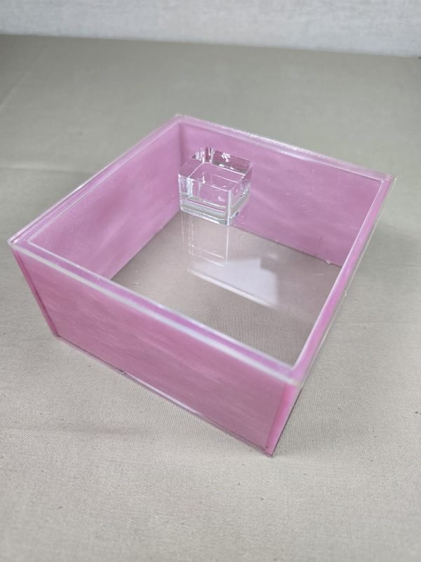 Caja de acrílico para tarjetas