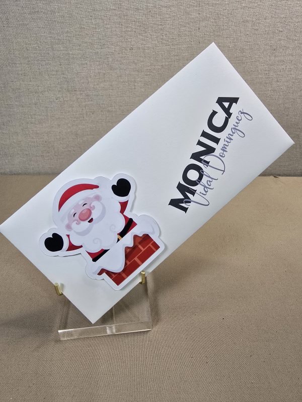 10 Sobres Santa Claus chimenea