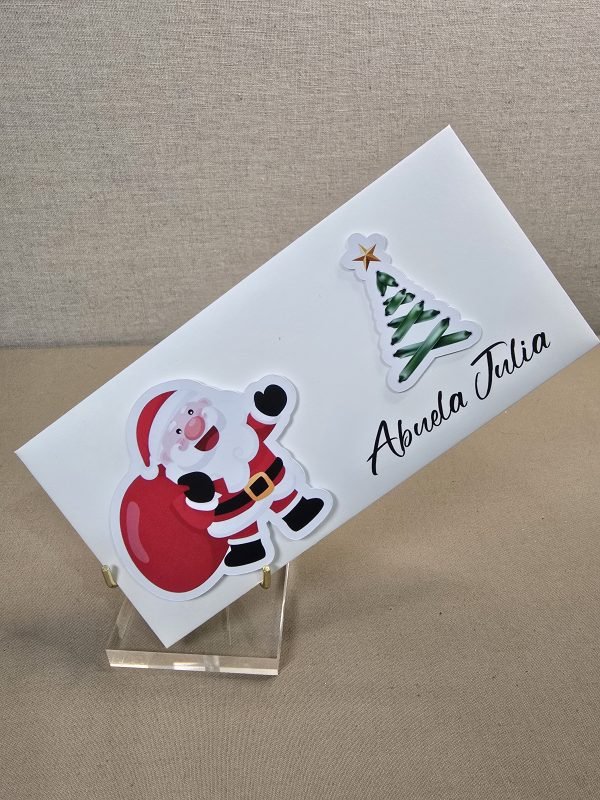 10 Sobres Santa Claus pino