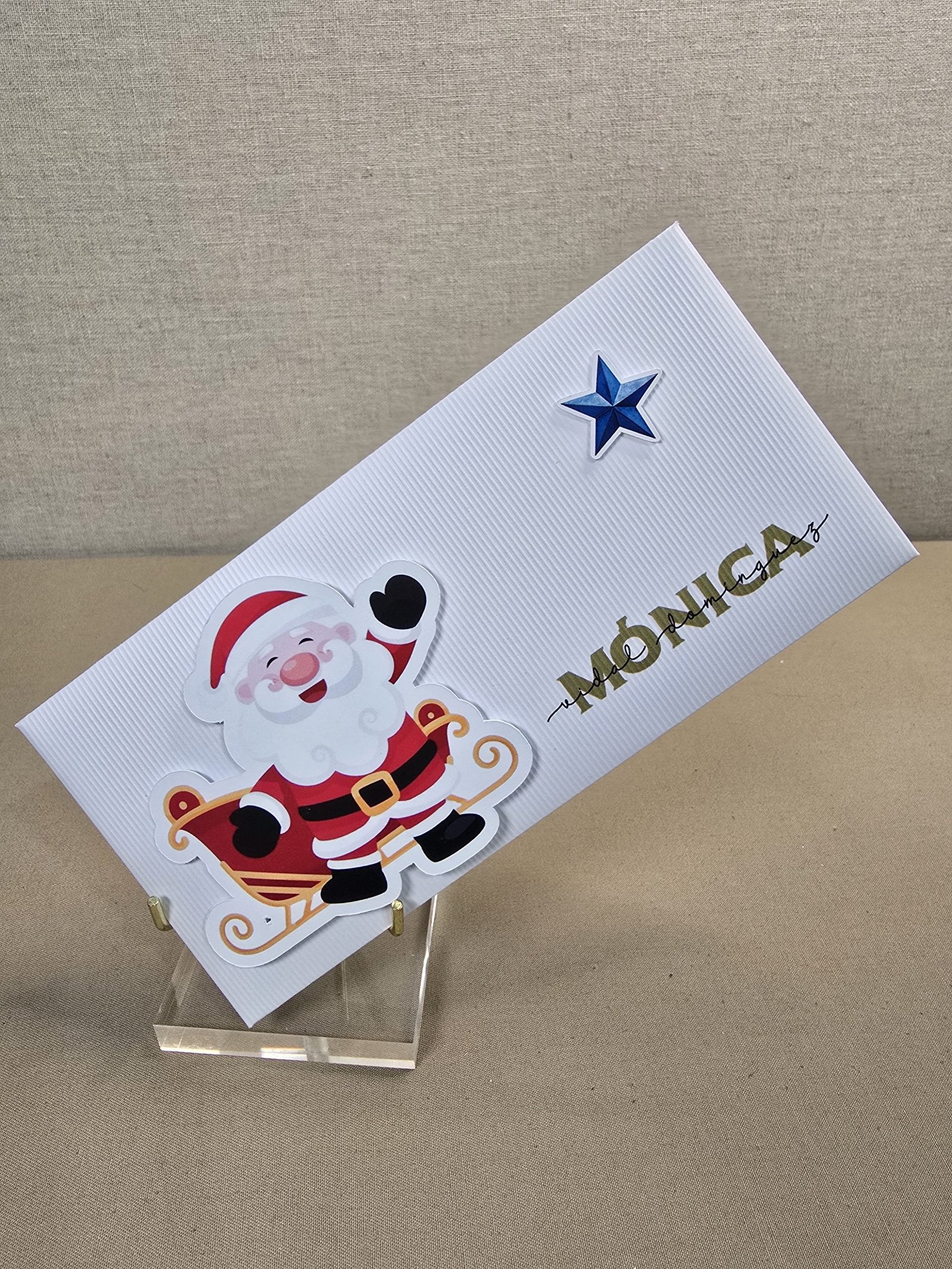 10 Sobres Santa Claus trineo