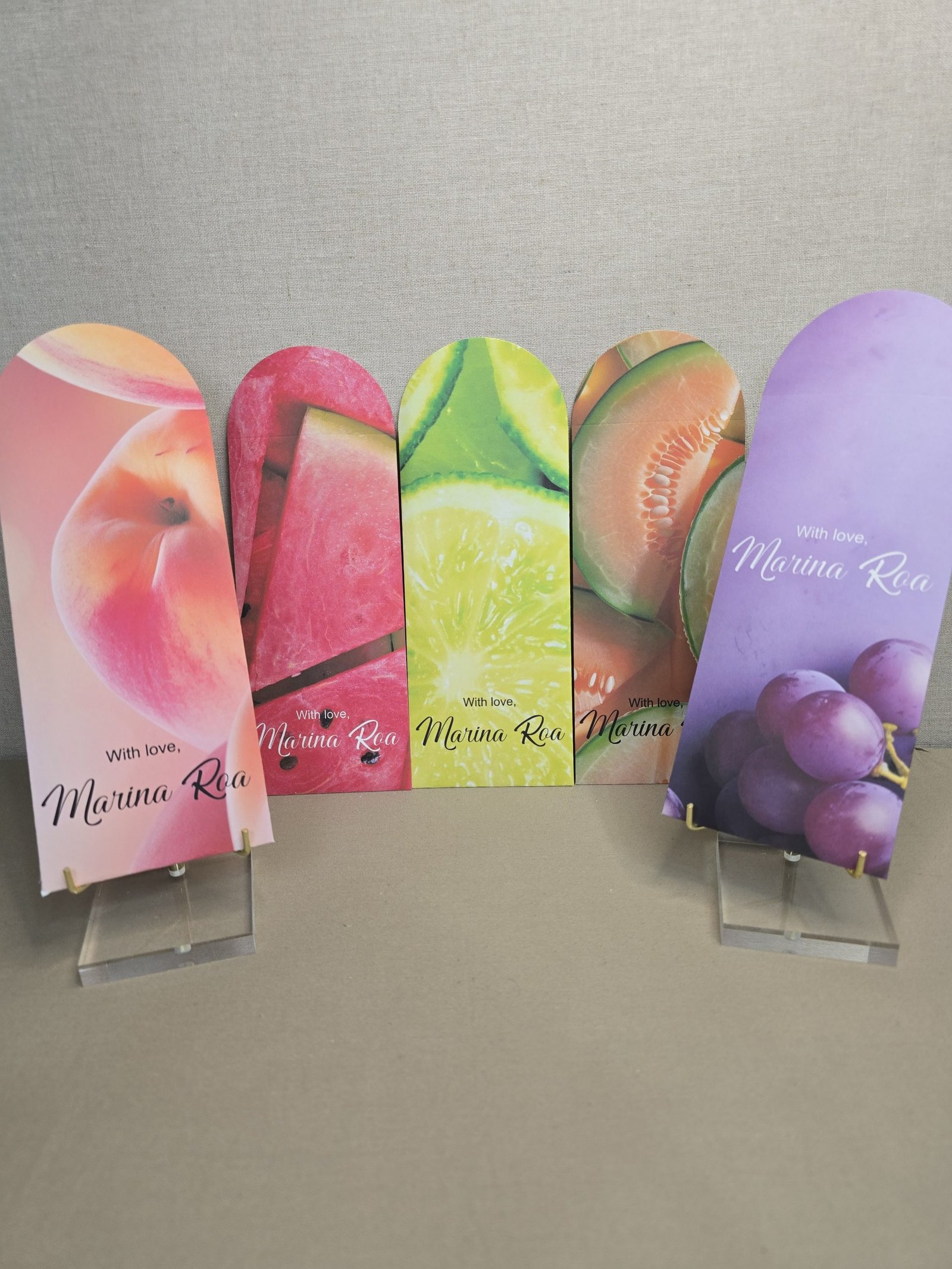 10 Sobres coleccion Frutas