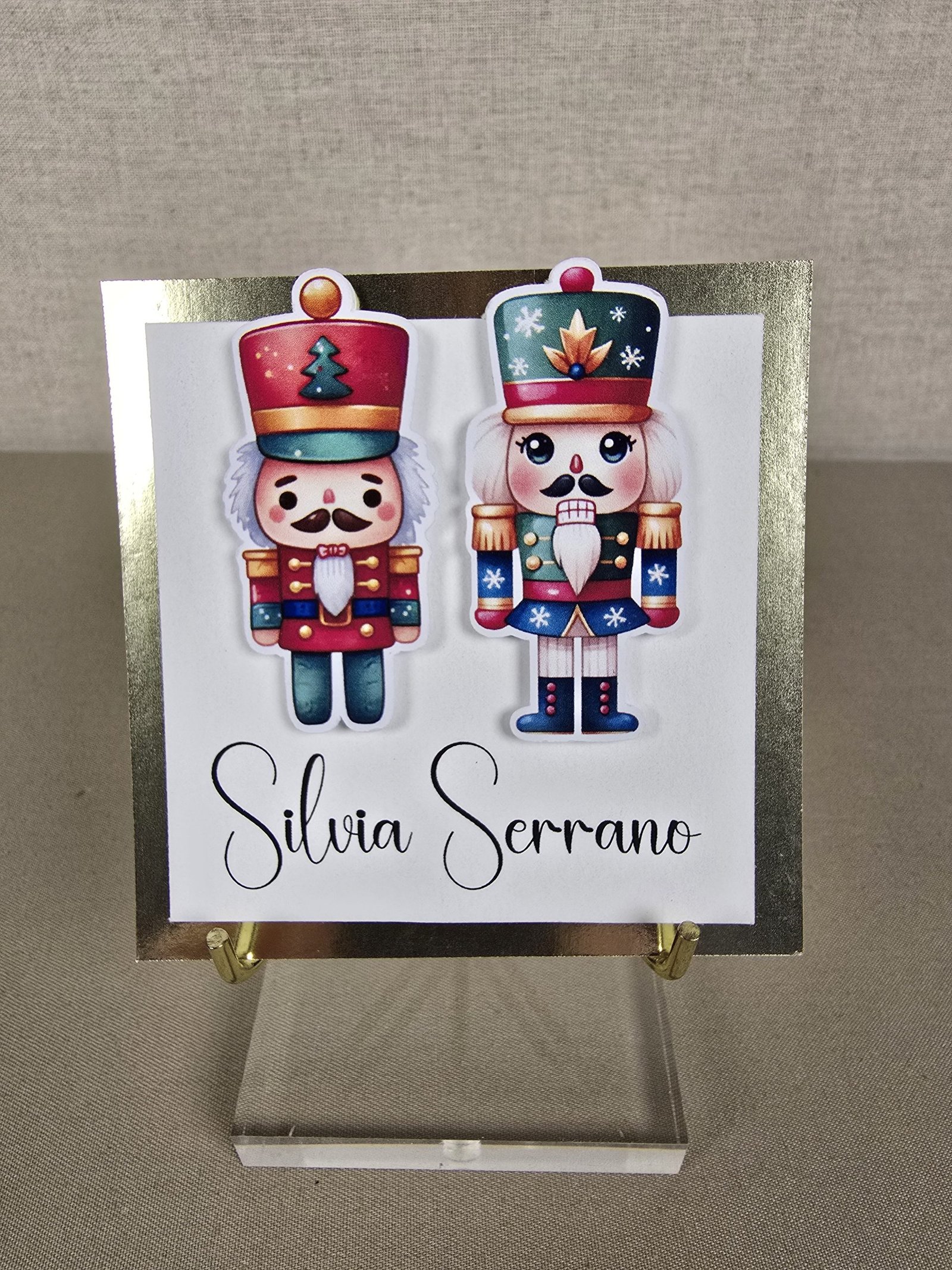 10 Tarjetas 3D Cascanueces